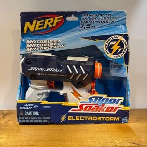2011 Nerf Super Soaker Electrostorm Motorized Water Blaster Hasbro New Box